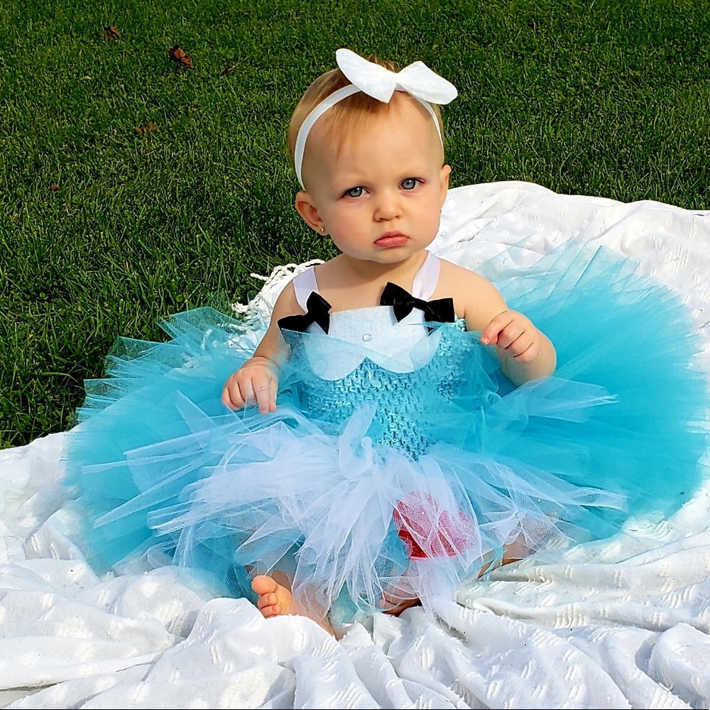 Handmade Alice in Wonderland TuTu Outfit